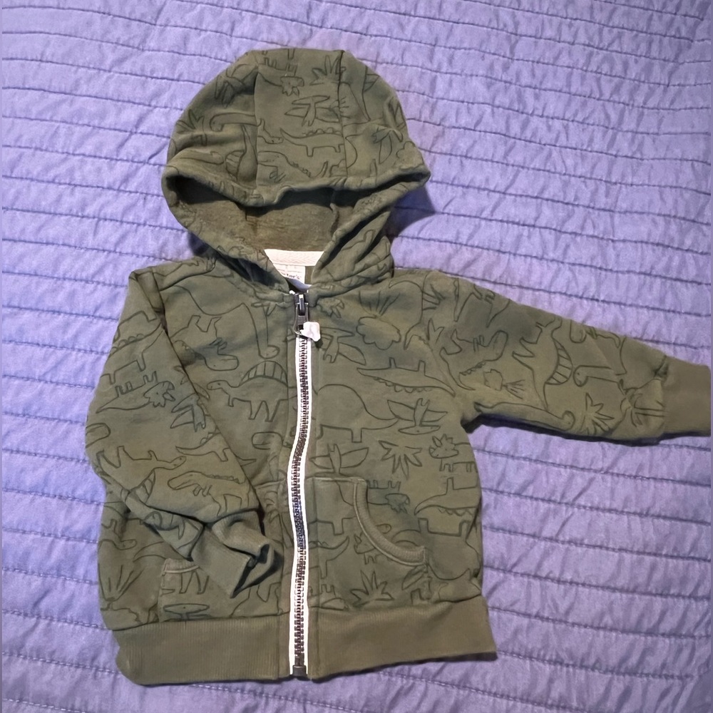 Sweatsuit, Carter’s, green Dino print. So cute! 6m